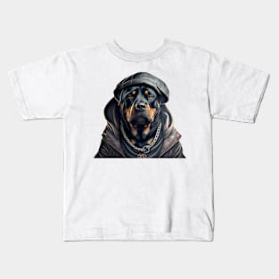 Harlem Style Rottweiler Kids T-Shirt